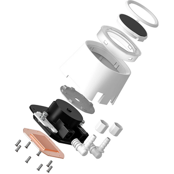  СВО ID-COOLING FX360 TD White LGA1851/1700/1200/115X/AM4/AM5 (TDP 350W, ARGB Fan and Pump, PWM, Triple Fan 120mm, бел) 