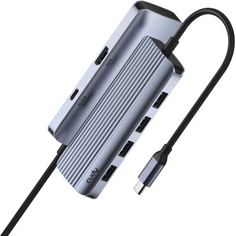  Концентратор Cudy UH500 USB-C 6 в 1 с портом HDMI (4K) 