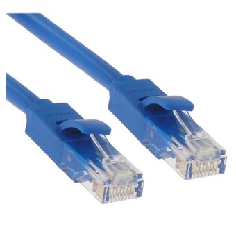  Кабель сетевой UGREEN NW102 (11201) Cat 6 8-Core U/UTP Ethernet Cable, Длина 1м синий 