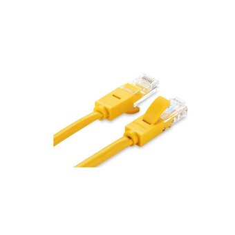  Кабель сетевой UGREEN NW103 (11230) Cat 5e UTP Ethernet Cable, Длина 1м желтый 