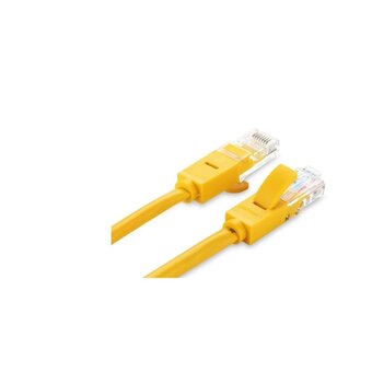  Кабель сетевой UGREEN NW103 (11230) Cat 5e UTP Ethernet Cable, Длина 1м желтый 