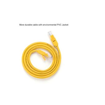  Кабель сетевой UGREEN NW103 (11230) Cat 5e UTP Ethernet Cable, Длина 1м желтый 