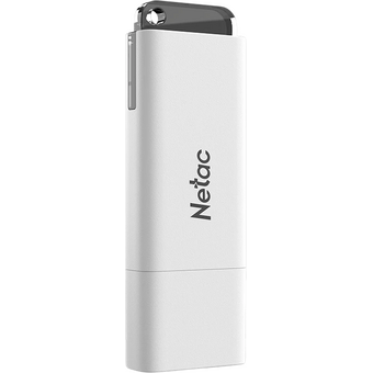 USB-флешка Netac NT03U185N-016G-32WH 16GB U185 USB3.0 белый 