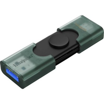  USB-флешка Kingston DTDEG2/128GB 128GB DataTraveler Duo G2 USB3.0 зеленый/черный 