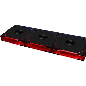  Вентилятор Lian-Li Uni Fan TL Wireless 120 ARGB (G99.12TL1W3B.R0) 120х120x28 черный 4-pin 33дБ (упак.:3шт) Ret 