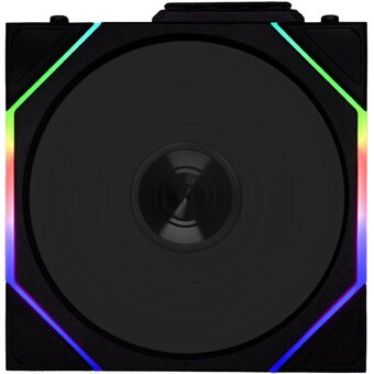  Вентилятор Lian-Li Uni Fan TL Wireless 120 ARGB (G99.12TL1W3B.R0) 120х120x28 черный 4-pin 33дБ (упак.:3шт) Ret 