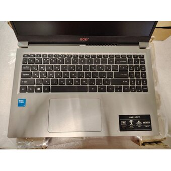  УЦ Ноутбук Acer Aspire Lite AL15-33P-38AY (NX.D62CD.002) Intel Core 3 N355/16Gb/SSD512Gb/15.6"/IPS/FHD/60Hz/NoOS/Iron (плохая упаковка, замена ОЗУ) 