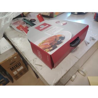  УЦ Сотейник Rondell Zeita Neu RDA-1203 с крышкой, черный (плохая упаковка, дефект покрытия на сковородке) 