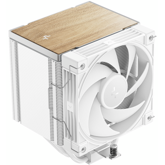  Кулер DEEPCOOL AK500 G2 WH LGA1851/1700/1200/115X/AM5/AM4 (TDP 240W, PWM, Fan 120mm, 5 тепл. трубок, Copper Base, Wood-grain top cover, белый) 