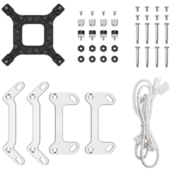  СВО DEEPCOOL LM240 WH LGA20XX/1700/1200/115X/AM5/AM4 (TDP 250W, ARGB Lighting, Anti-Leak edition, PWM, Dual Fan, бел) 