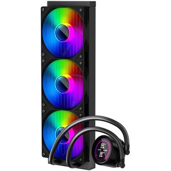  СВО 1STPLAYER TS4 360 Black (TS4-360-BK) / 3x120mm, ARGB, IPS display 