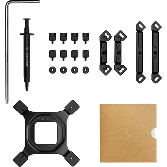  Кулер DEEPCOOL AK620 G2 LGA1851/1700/1200/115X/AM5/AM4 (TDP 260W, PWM, Dual Fan 120mm, 6 тепл. трубок, Copper Base, Wood-grain top cover, черн) 