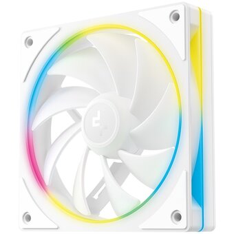  Вентилятор DEEPCOOL FL12 SE WH 3 In 1 120x120x25мм (PWM, ARGB, белый, 400-1900об/мин) Color Box 