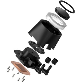  СВО ID-COOLING FX360 LCD PE LGA1851/1700/1200/115X/AM4/AM5 (TDP 350W, ARGB Pump, LCD Display, PWM, Triple Fan 120mm) 