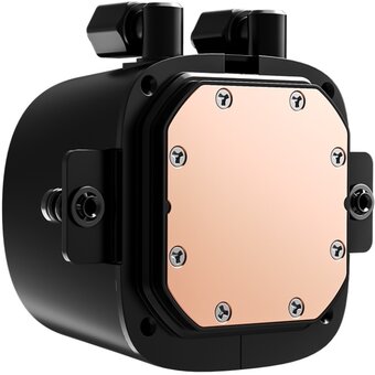  СВО ID-COOLING FX360 LCD PE LGA1851/1700/1200/115X/AM4/AM5 (TDP 350W, ARGB Pump, LCD Display, PWM, Triple Fan 120mm) 