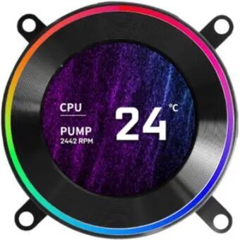  СВО Lian Li HydroShift II LCD-C 360R (GHS2LCD36RB Black) (G89.GHS2LCD36RB.R0) / 3x120mm ARGB PWM Fans 