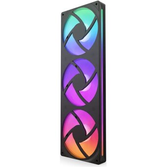  Кулер NZXT F360 RGB Core (RF-U36HF-B1) (120x120x25mm, 4-pin PWM, 75.12CFM, 30dBA, 2400RPM, Black, Single-Frame Fan Unit) 