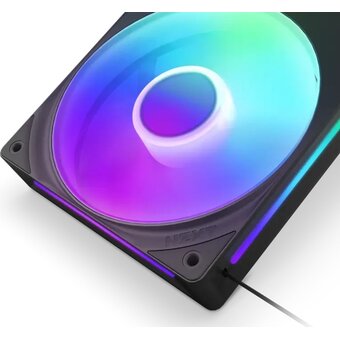  Кулер NZXT F360 RGB Core (RF-U36HF-B1) (120x120x25mm, 4-pin PWM, 75.12CFM, 30dBA, 2400RPM, Black, Single-Frame Fan Unit) 
