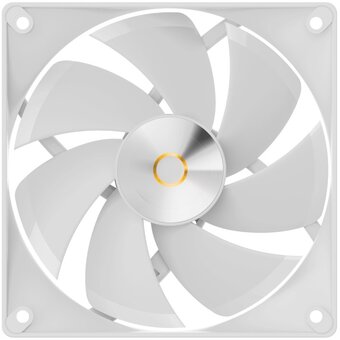  Вентилятор Ocypus Delta F12 WH 3 in 1, 120x120x25mm, 4-Pin PWM, 500-2000 RPM, 29 DBA Max, Hydro Bearing 