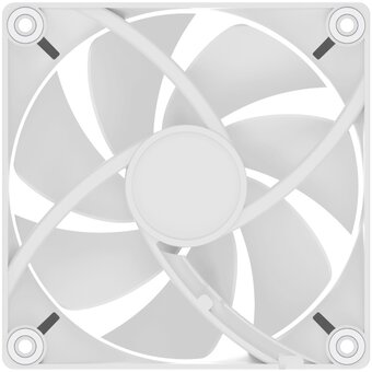  Вентилятор Ocypus Delta F12 WH 3 in 1, 120x120x25mm, 4-Pin PWM, 500-2000 RPM, 29 DBA Max, Hydro Bearing 
