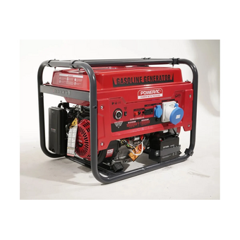  Генератор бензиновый Powerac PR13700H2E электрический 11кВт, 220В, 18л.с электростартер + АКБ 