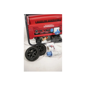  Генератор бензиновый Powerac PR13700H2E электрический 11кВт, 220В, 18л.с электростартер + АКБ 