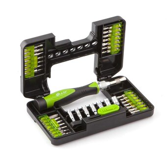  Отвёртка цанговая Дело Техники 786137 для точных работ с битами 1/8'' 37 предметов 