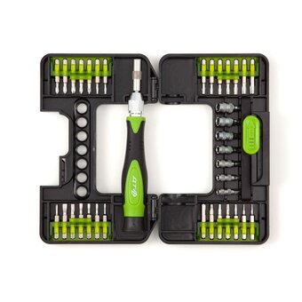  Отвёртка цанговая Дело Техники 786137 для точных работ с битами 1/8'' 37 предметов 