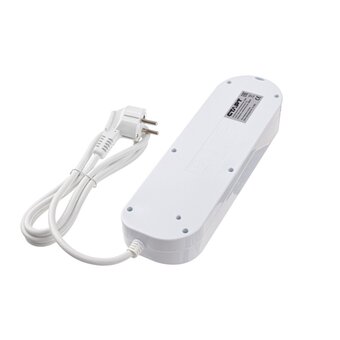  Сетевой удлинитель СТАРТ 4680024810432 C/У S 5х1-ZDIV с заземлением и защитой от детей сечение провода 3х1мм2, длина провода 1,5м 