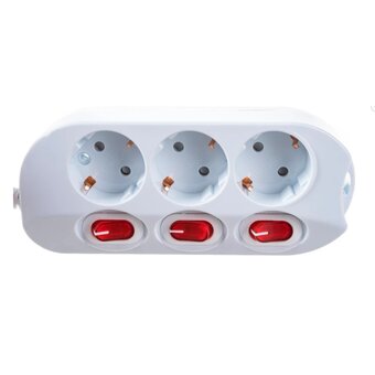  Сетевой удлинитель СТАРТ 4680024810425 C/У S 3х1-ZDIV с заземлением и защитой от детей сечение провода 3х1мм2, длина провода 1,5м 