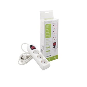  Сетевой фильтр СТАРТ 6932349210441 С/УД-Ф SP 3x3 3р3м с заземлением и защитой от детей сечение провода 3х1мм2, длина провода 3м 