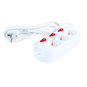  Сетевой удлинитель СТАРТ 4680024810425 C/У S 3х1-ZDIV с заземлением и защитой от детей сечение провода 3х1мм2, длина провода 1,5м 