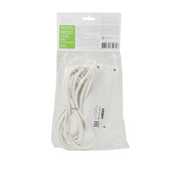  Удлинитель СТАРТ 4607175852746 3 розетки C/У S 3x5-Z 3р5м, с заземлением, длина провода 5м 