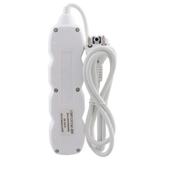  Удлинитель СТАРТ 4607175852692 3 розетки С/У S 3x1-ZDV с заземлением и защитой от детей сечение провода 3х0,75мм2, длина провода 1,5м 