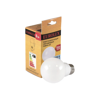  Лампа Eurolux LL-E-A60-9W-230-4K-E27 