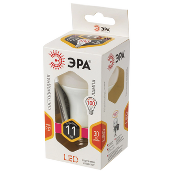  Лампочка Эра LED A60-11W-827-E27 