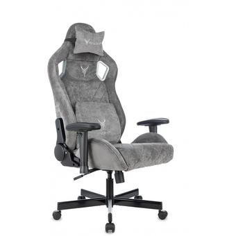  Кресло игровое Knight Outrider серый Light-19 крестов. металл 