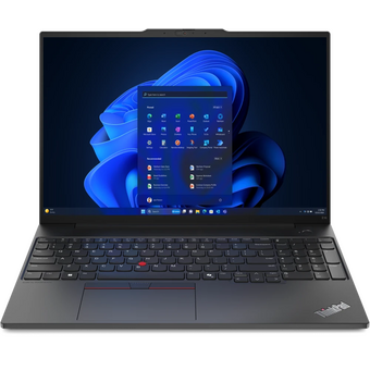  Ноутбук Lenovo ThinkPad E16 G2 (21M6S1F000) Ryzen 7 7735U 16Gb SSD512Gb AMD Radeon Graphics 680M 16" IPS WUXGA (1920x1200) без ОС black WiFi BT Cam 