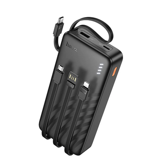  Аккумулятор внешний резервный HOCO J146A Night tide power bank with 4 cables 20000mAh черный 
