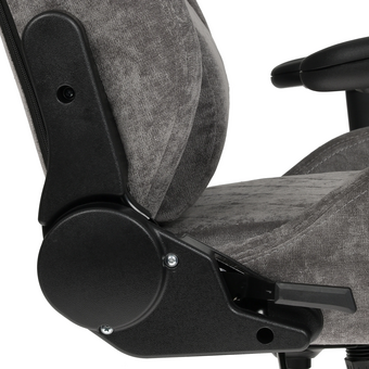  Кресло игровое Knight Outrider серый Light-19 крестов. металл 