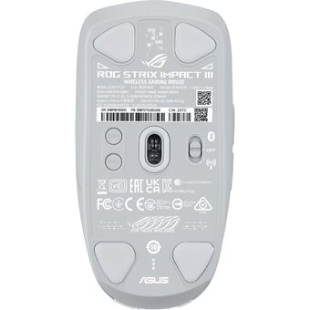  Мышь ASUS P520 Rog Strix Impact III WL/WHT 90MP03D0-BMUA10 