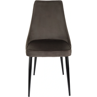  Стул Бюрократ CH-K4_1/HL74 коричневый Holland 74 металл черный на ножках 