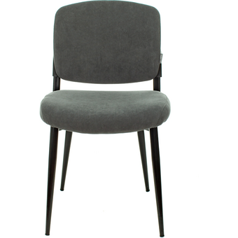  Стул Бюрократ CH-K8_1/Grey серый Alfa 44 металл черный на ножках 