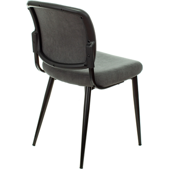  Стул Бюрократ CH-K8_1/Grey серый Alfa 44 металл черный на ножках 