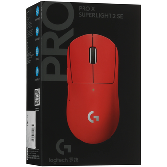  Мышь беспроводная Logitech G Pro X Superlight 2 SE 910-007474 игровая, радио, оптическая, красный 