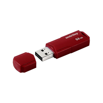  USB-флешка SmartBuy SB64GBCLU-R 64GB Clue Red 