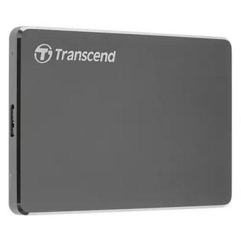  Внешний HDD 2.0TB USB3.0 Transcend StoreJet 25C3, алюминий, серый (TS2TSJ25C3N) 