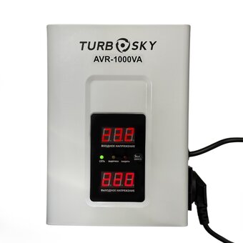  Стабилизатор напряжения Turbosky AVR-1000VA черный 