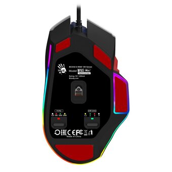  Мышь A4Tech Bloody W95 Max Sports Navy синий/белый 