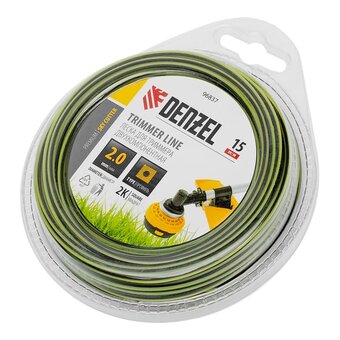  Леска для садовых триммеров Denzel 96837 SkyCutter d-2мм L-15м 